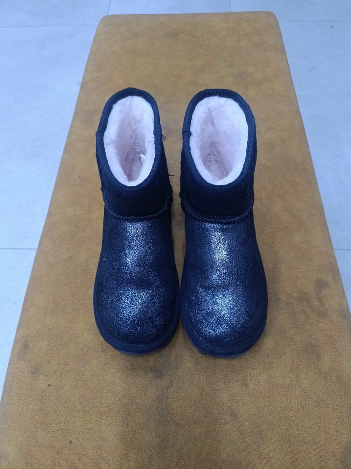 siyah Simli Kadın Yüksek Topuklu Bot - Görsel 2