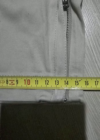 MANGO Düğmeli Gri Kadın Kumaş Pantolon - Görsel 7