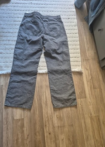 46 Beden Gri Midi Kadın Kot Pantolon