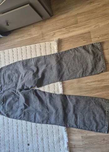 46 Beden gri Renk Gri Midi Kadın Kot Pantolon
