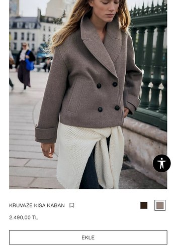 Kaşe Kısa Kaban