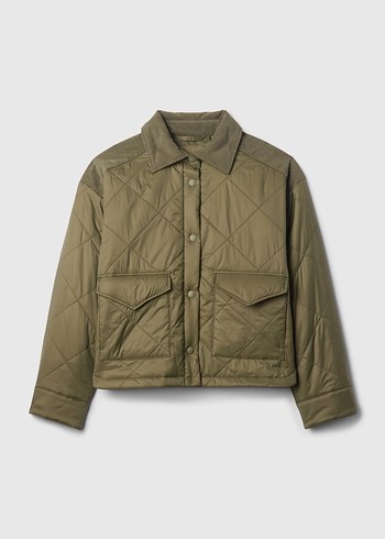 Gap Yesil Kadin Mont