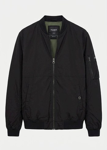 Pull and Bear Siyah Bomber Ceket