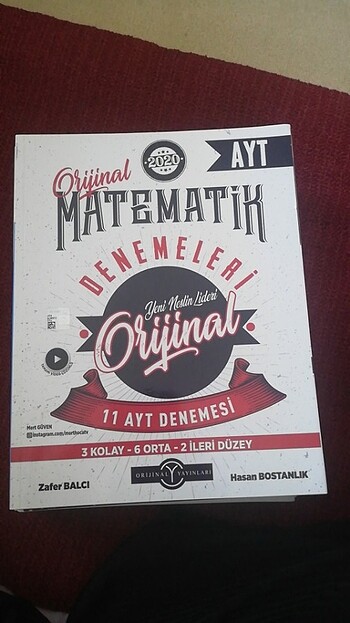 Orijinal yayınları ayt matematik denemesi