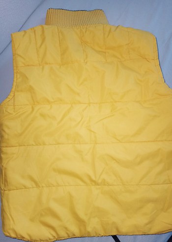 Sarı Erkek Çocuk Fermuarlı Yelek - Görsel 5