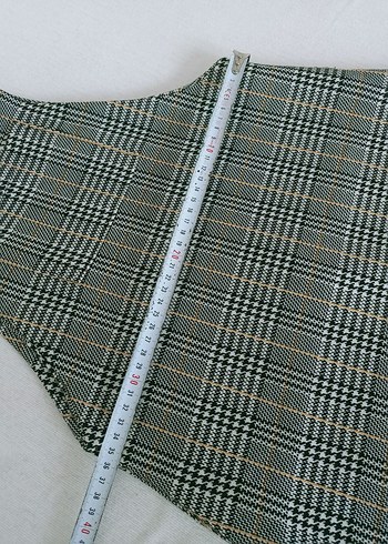 Ekose jile elbise - Görsel 2