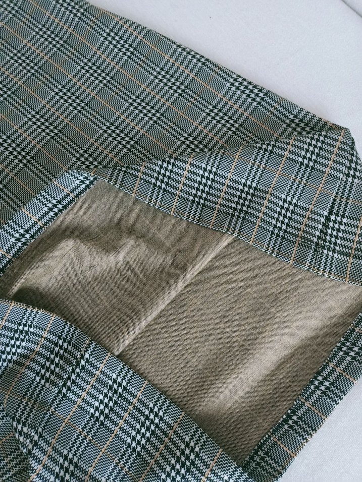 Ekose jile elbise - Görsel 4