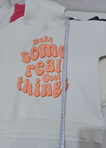 Kız Çocuk Renkli Pamuklu Uzun Kollu sweatshirt - Görsel 7