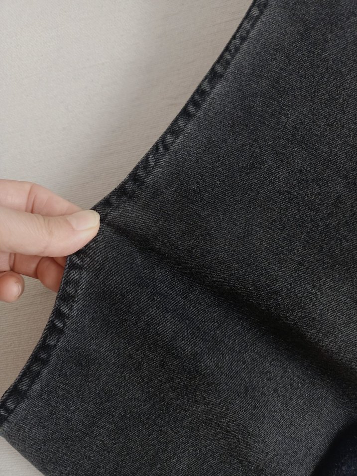 Siyah Kadın Kot Pantolon - Görsel 2