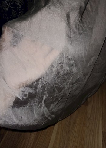 V Yaka Kısa Kollu Uzun Elbise - Görsel 8