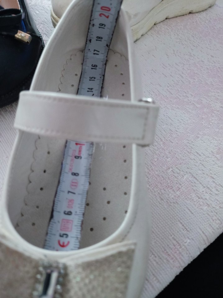 Kız Çocuk Beyaz Tokalı Babet Ayakkabı - Görsel 5