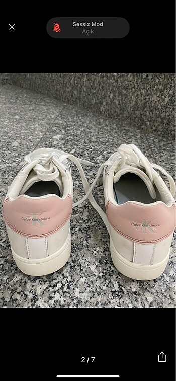 38 Beden Calvin klein ayakkabı