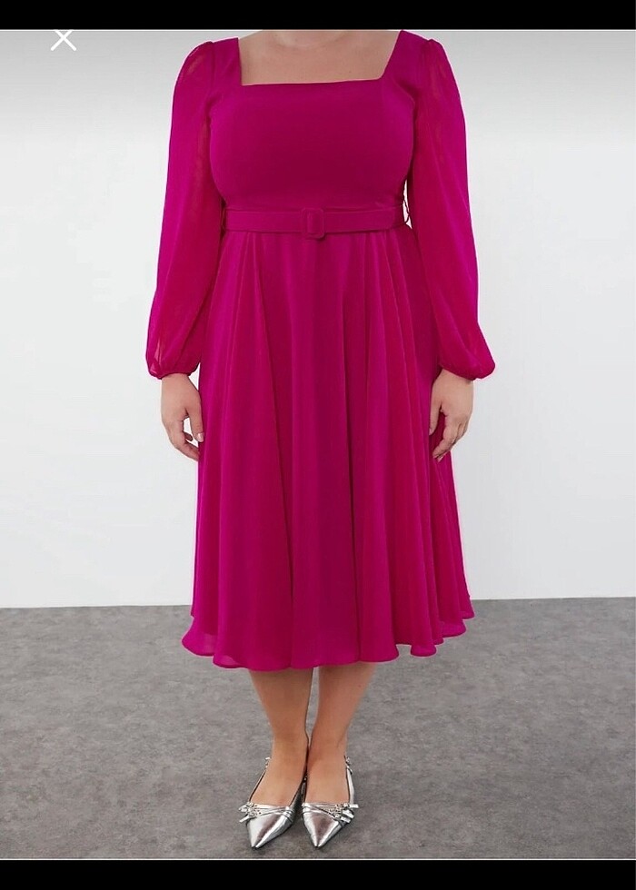 Büyük Beden Elbise - Görsel 2