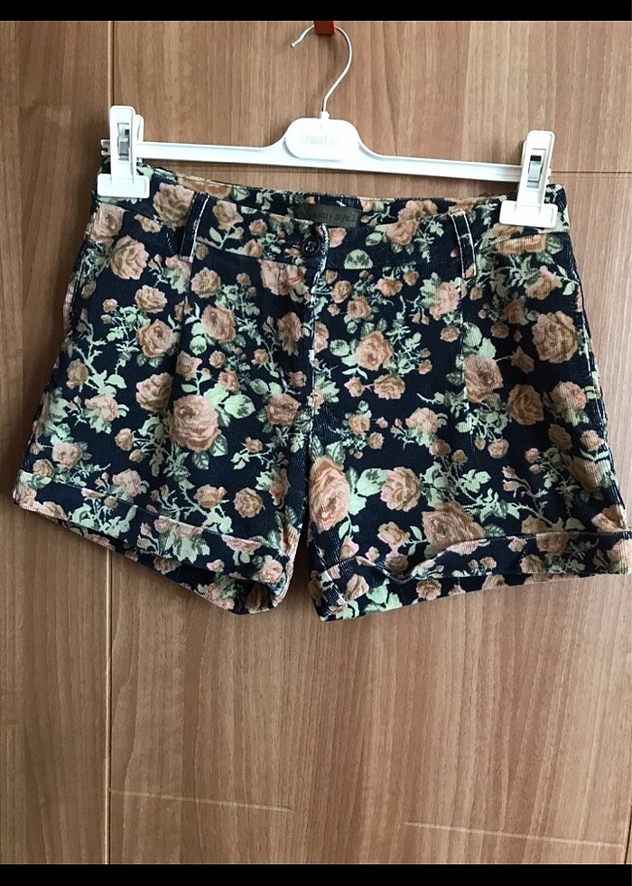 Kadife Kadın Şort - Görsel 2