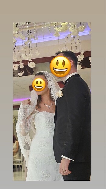 Fransız Danteli Gelinlik - Görsel 2