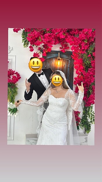 Fransız Danteli Gelinlik - Görsel 11