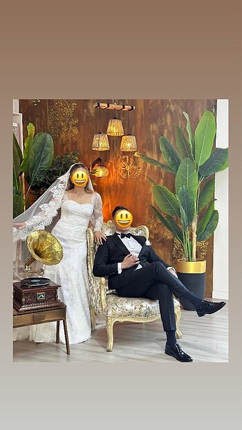 Fransız Danteli Gelinlik - Görsel 13