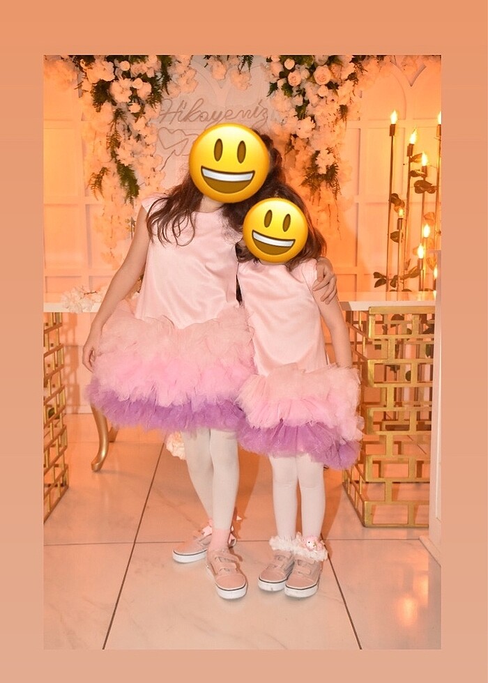 Kız Çocuk Tütülü Elbise - Görsel 2