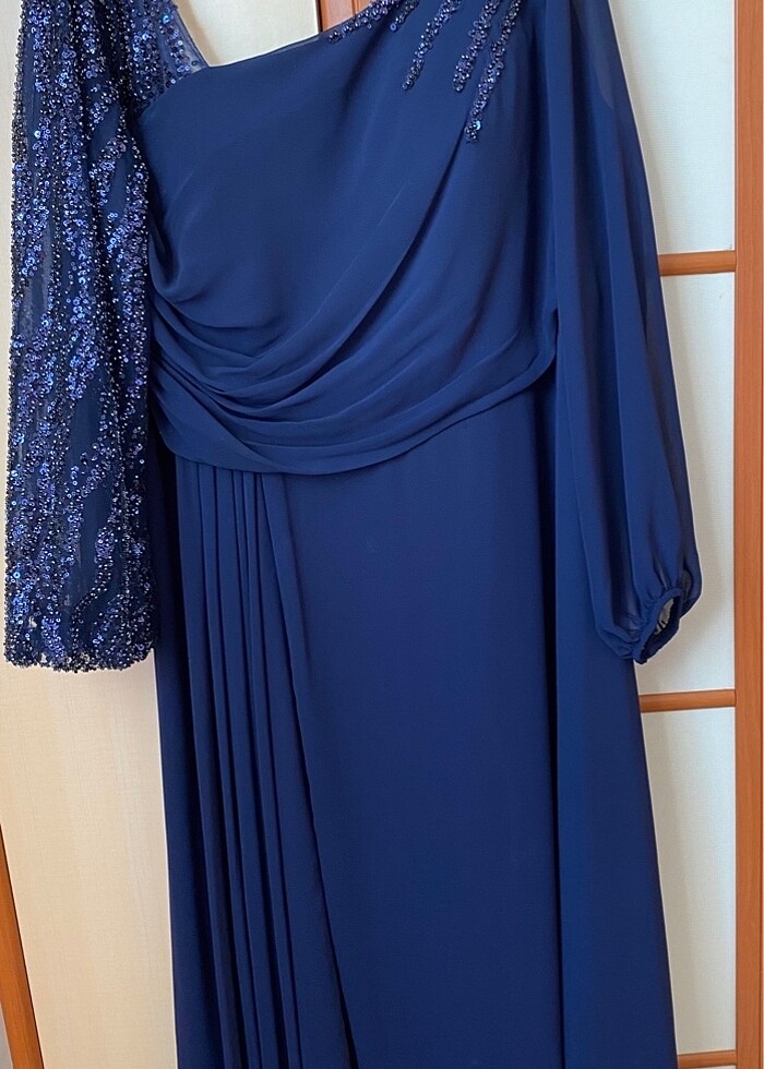 Büyük Beden Kadın Abiye Elbise - Görsel 2