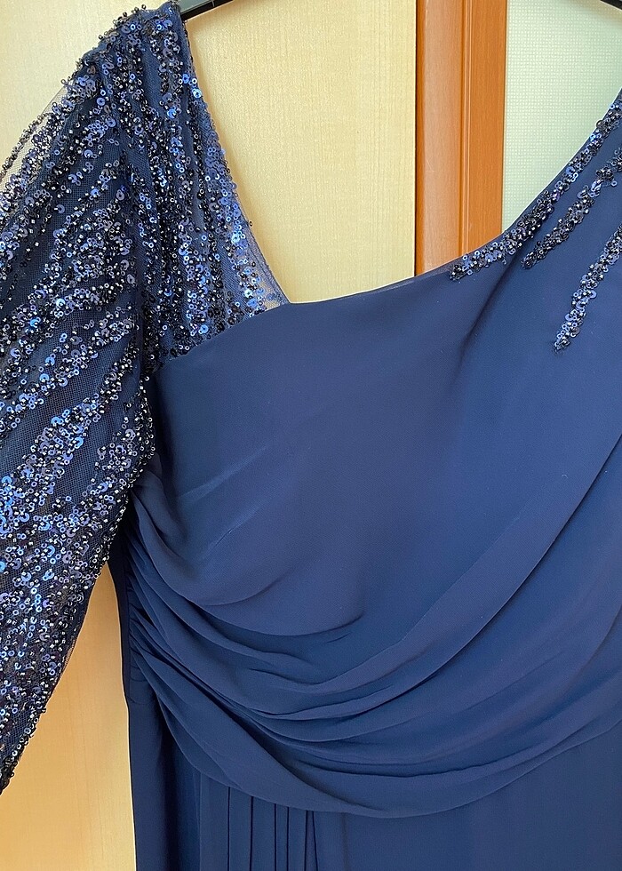 Büyük Beden Kadın Abiye Elbise - Görsel 4