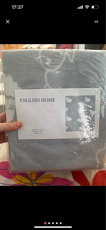 Englısh home bebe battaniyesi