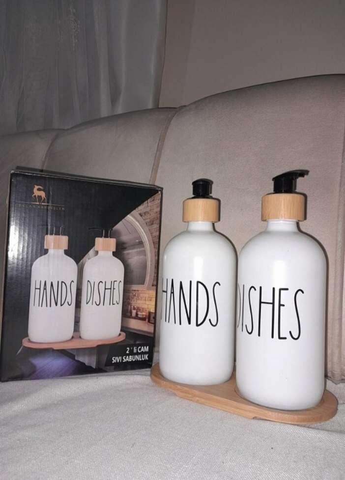 Perotti Beyaz 2'li Sıvı Sabunluk Seti - Görsel 4