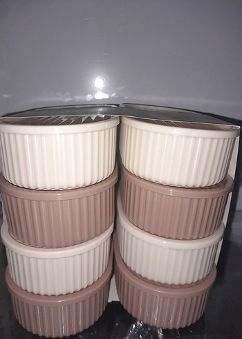 8'li Pastel Renkli Saklama Kabı Seti - Görsel 3