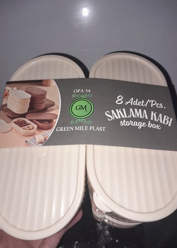 8'li Pastel Renkli Saklama Kabı Seti - Görsel 2