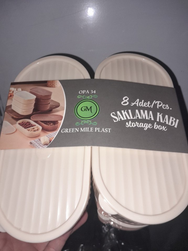 8'li Pastel Renkli Saklama Kabı Seti - Görsel 2