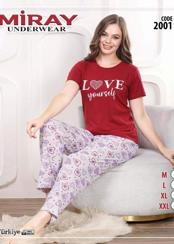 Kadın pijama takımı - Görsel 2