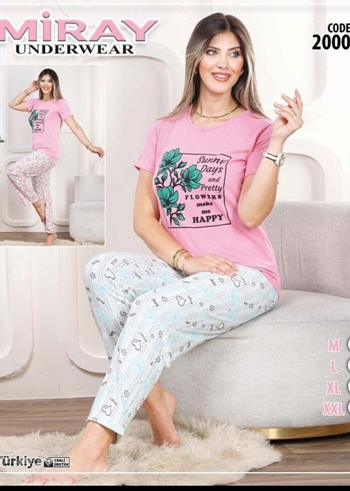 Kadın pijama takımı - Görsel 4