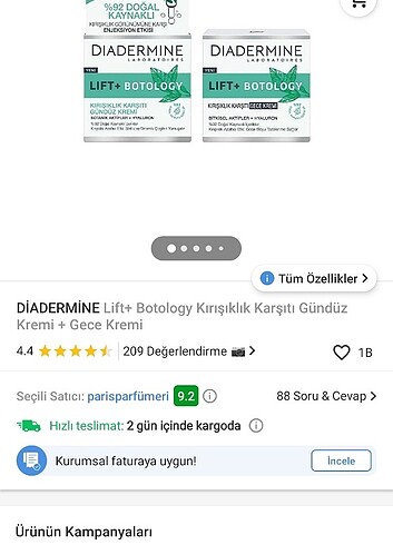 Diadermine gece ve güzdüz nemlendirici 