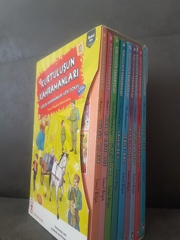  İlk okul için kitap seti sadece 10. Kitabı yoktur