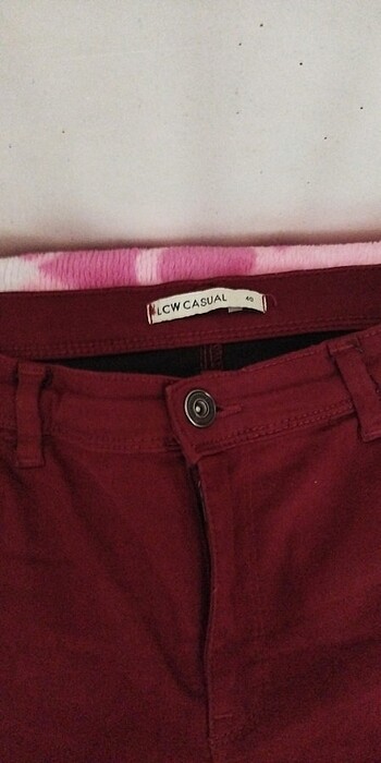 LC Waikiki Bordo kot pantolon