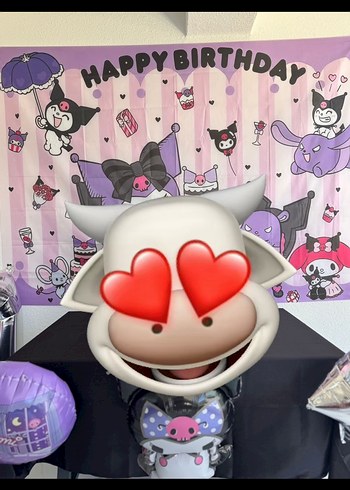  Kuromi Temalı Doğum Günü Parti Süsü