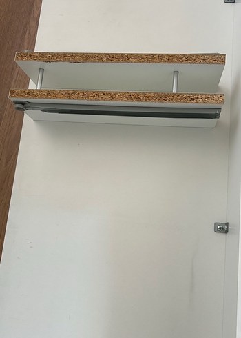  Beden BESTÅ BURS Parlak Beyaz Çalışma Masası 120x40 cm