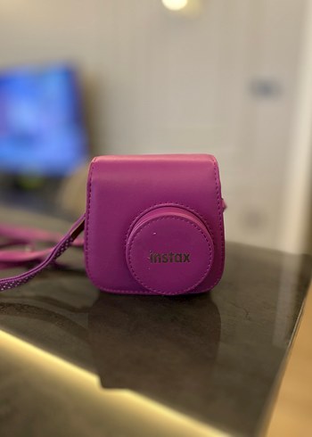 Renkli Pembe Instax mini 9 Film Kamera Kılıfı