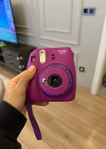  Beden Renkli Pembe Instax mini 9 Film Kamera Kılıfı