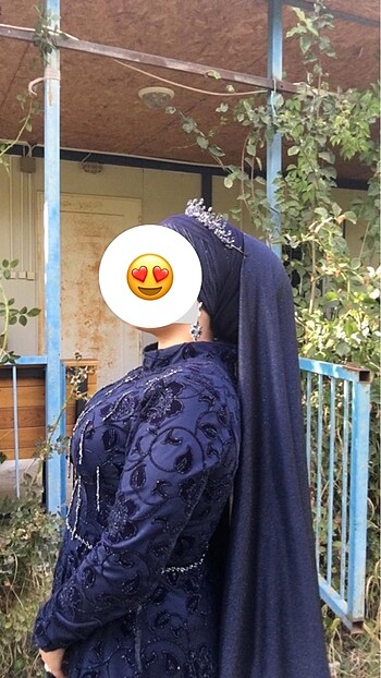 xl Beden Çalıkuşu flok baskı simli abiye
