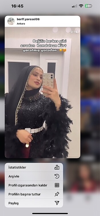 Zara Satılık yöresel abiye