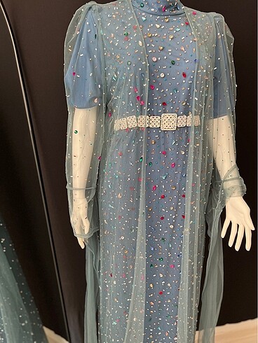 Zara Komple taşlı yöresel elbise