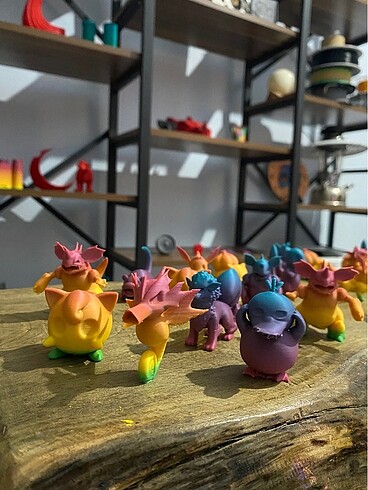 3lü Pokemon Figürü - Görsel 2