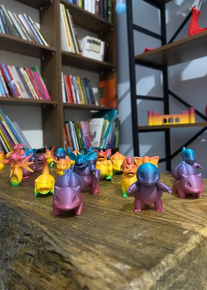 3lü Pokemon Figürü - Görsel 3