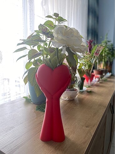 Sevgililer Günü Hediyesi Tasarım Vazo - Görsel 2