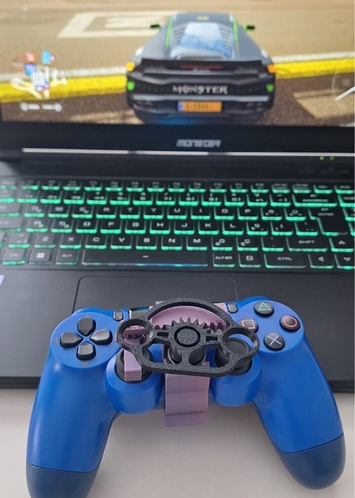 PS4 Uyumlu Oyun Kolu Direksiyonu - Görsel 2