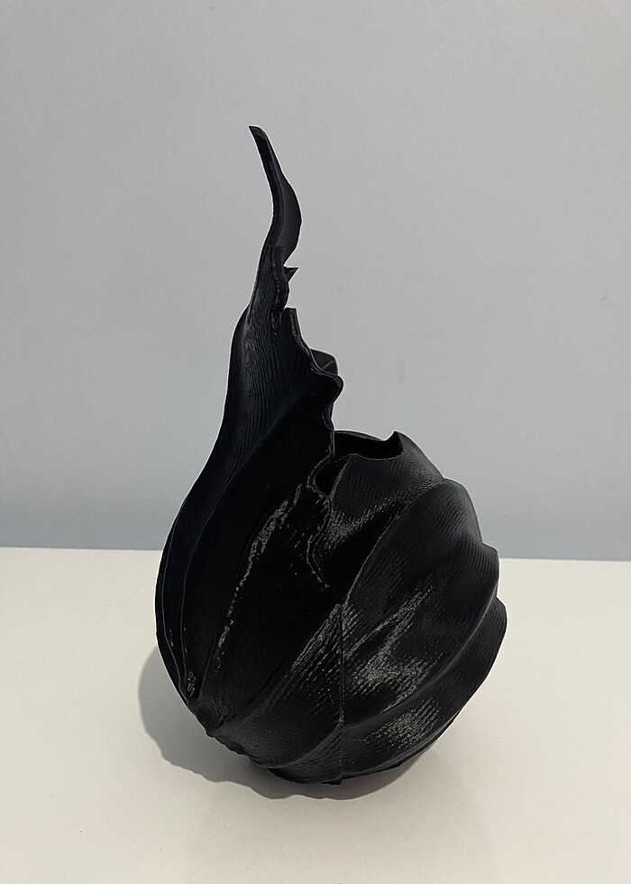 Yaprak Desen Tasarım Vazo - Görsel 3