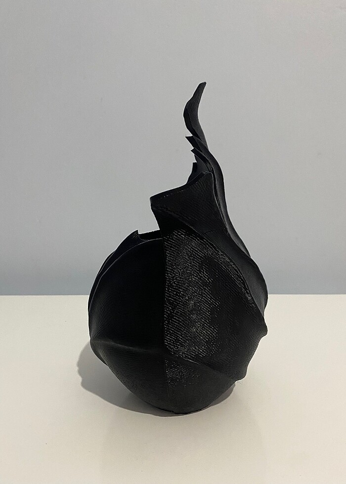 Yaprak Desen Tasarım Vazo - Görsel 4