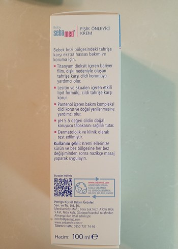 Sebamed Bebek Pişik Önleyici Krem 100 ml - Görsel 2