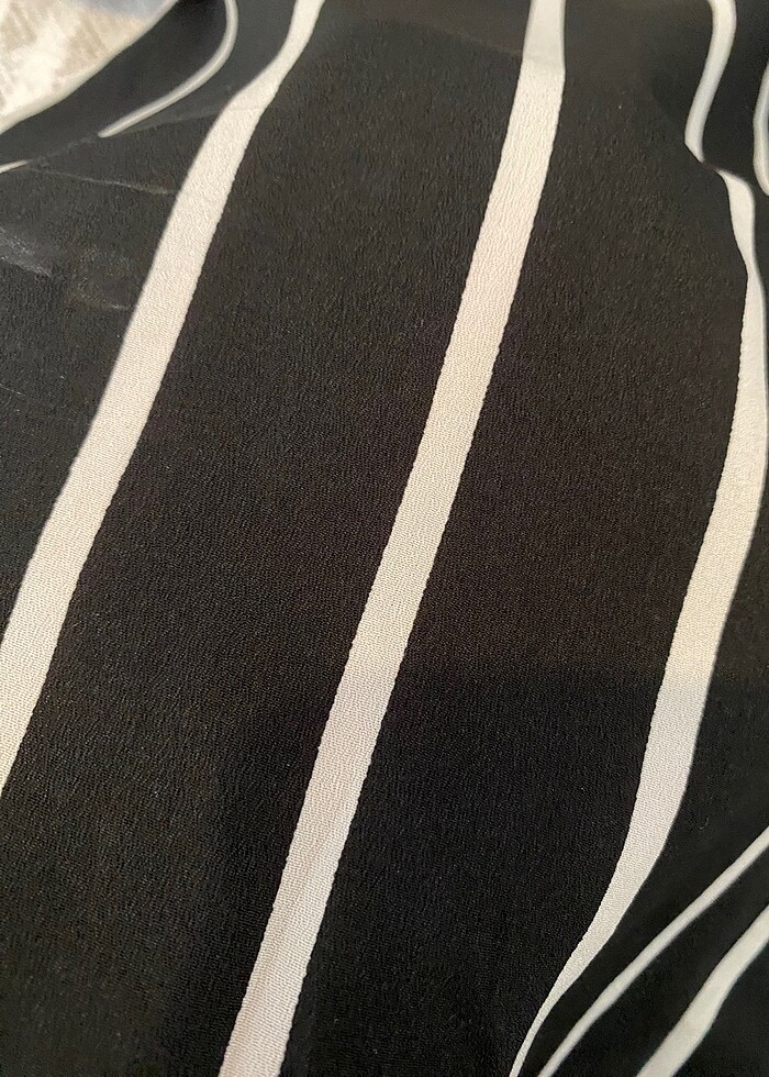 Şifon karpuz kol gömlek - Görsel 5