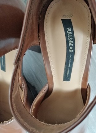 38 Beden Pull&bear platform camel ayakkabı